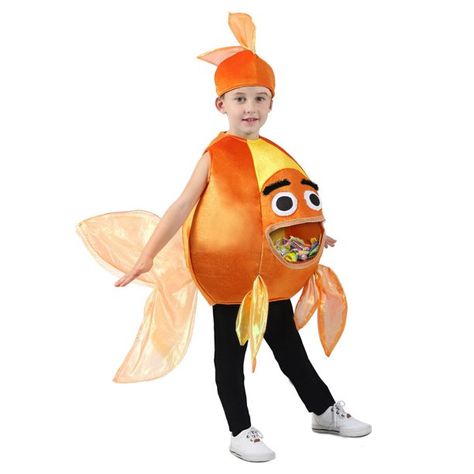 Bad Costumes, Toddlers Halloween Costumes, Paradise Girl, Fish Costume, Orange Bodysuit, Fish Feed, Beta Fish, Halloween Costume Shop, Toddler Halloween Costumes