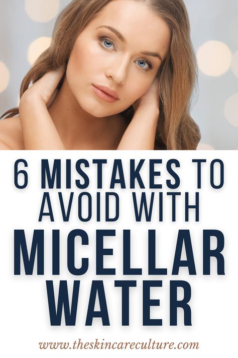 Micellar water is one of my personal favorite makeup-removal methods. I highly recommend it to anyone dealing with acne or whose skin gets congested from oils and makeup-removing balms. In this article, I am going to talk about six mistakes to avoid with micellar water and why you should be more careful when using micellar waters in general. Micellar Water Benefits, Different Types Of Acne, Makeup Removing, Pimples Remedies, Facial Skincare, Get Rid Of Acne, Rid Of Acne, Natural Acne Remedies, Brown Spots Removal