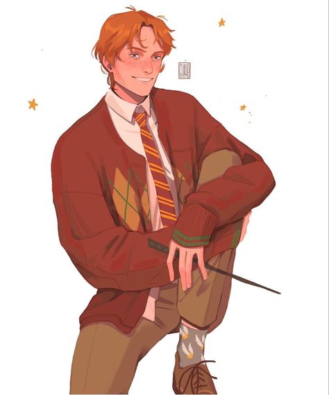 Ron Weasley Fan Art, Weasley Is Our King, Ronald Weasley, Weasley Twins, Fred Weasley, Harry Potter Drawings, George Weasley, Harry Potter Marauders, Harry Potter Love