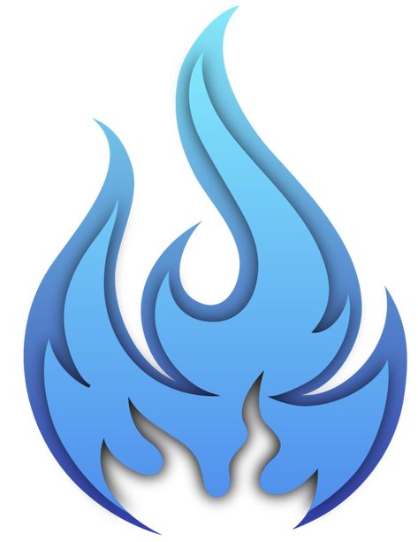 Fire Transparent Background, Light Blue App Icons, Blue Icons For Apps, Drawing Flames, Ice Icon, Blue App Icons, Fire Vector, Fire Drawing, Fire Tattoo