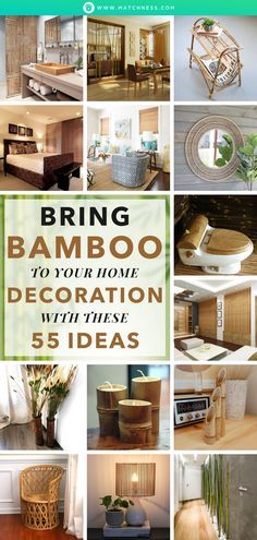 Bamboo Wall Decor Ideas, Bamboo Home Decor Ideas, Bamboo Bedroom Ideas, Things To Make With Bamboo, Bamboo Crafts Decor Wall Art, Bathroom Bamboo Decor, Bamboo Bedroom Decor, Bamboo Crafts Decor, Diy Bamboo Decoration