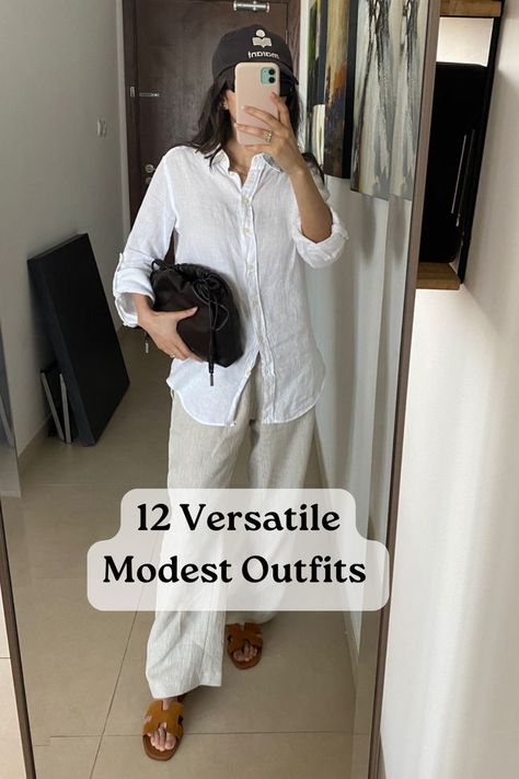 12 Versatile Modest outfits you can recreate. Boston Clogs, Light Coat, Hermes Oran, Simple Chic, Birkenstock Boston Clog, Goat Leather, Modest Outfits, Strap Sandals, Modest Fashion