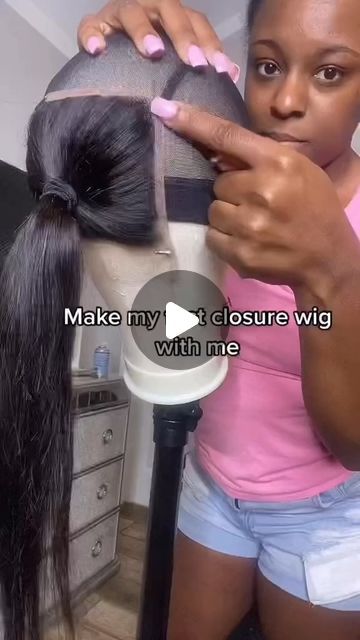 18K views · 1.4K likes | 𝐒𝐨𝐠𝐨𝐨𝐝𝐡𝐚𝐢𝐫® Human Hair Lace Wig Store on Instagram: "Make closure wig✨ very details tutorial 🙋🏽‍♀️ 🤔Yay or nay??? 8"-50" hair bundles in stock now!!!   👉 Follow the creator Tiktok @denishamelancon 👉 Click my bio link "#hairbundles " 👉 DM for wholesale business  —— 💛 www.sogoodhair.com √ 100% virgin human hair wigs, bundles,closure& frontal link in my bio 💋 #Valentinesale 20% off All Site #linkinbio . . .  #wigs #lacewig #lacefrontwigs #wigsforblackwomen #wigtutorial #blackhairstyles #wigslayer #lacewigs #meltdown #meltedhairline #wiginstall #wiginstallation #wiglife #wigstyling #pixiecut #queenshairstylist #masterstylist #bodywavehair #curlywig #bobwigs #blackgirlmagic #laceclosurewig #wigunits #sogoodhair" How To Style Closure Wigs, How To Fix Frontal Wig, How To Make Wigs, 360 Lace Frontal Wig Hairstyles, Closure Wig Styles, Wig Making Tutorial, Wig With Closure, Diy Hair Wig, 360 Frontal Wig