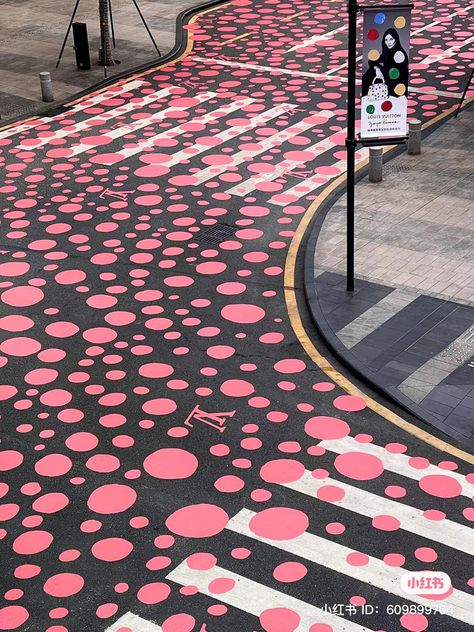 Pedestrian Street Design Sidewalks, Pedestrianised Street Design, Road Intersection Design, Park Installation, Road Pavement, Pavement Design, Urban Landscape Design, Street Mural, Nature View