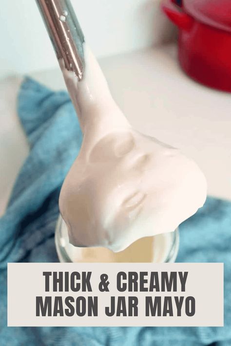 Forget store-bought mayo! Learn how to make your own creamy, delicious homemade mayonnaise in just minutes with this easy-to-follow recipe. How To Make Mayo, Healthy Cabbage, Homesteading Recipes, Homemade Mayonnaise Recipe, How To Make Mayonnaise, Rosemary Potatoes, Vegan Dressing, Homemade Mayo, Homemade Apple Cider