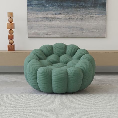 48'' Floor Sofa, Oversized Single Lazy Sofa,3D Honeycomb Shape Bubble Sofa Curved Couch for Living Room - Bed Bath & Beyond - 42132983 Bubble Couch, Bubble Sofa, Modern Couches Living Room, Curved Sectional Sofa, Funky Pop Art, Oversized Sectional Sofa, Curved Couch, Cat Shelters, Music Reading