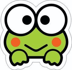 Keroppi Stickers Printable, Keropi Sanrio, Keroppi Cake, Sanrio Characters Stickers, Hello Kitty Frog, Hello Kitty Cookies, Sanrio Keroppi, Diy Pinata, Easy Pixel Art