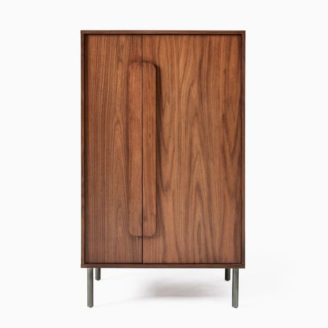 Gemini (32") Opp Storage Armoire, White | West Elm Contemporary Dressers, Reclaimed Wood Dresser, Storage Armoire, Modern Armoire, La Apartment, Kids Cabinet, India House, Contemporary Dresser, Modern Dressers