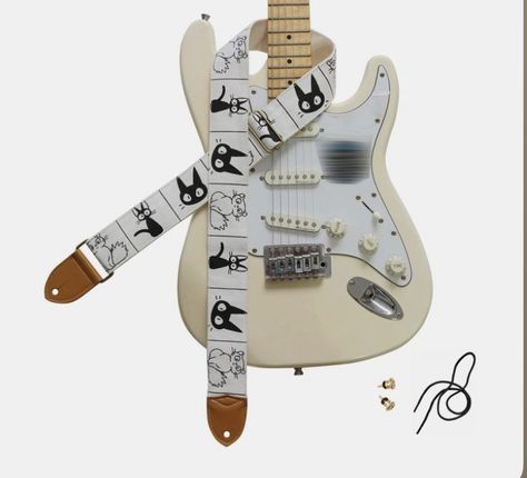 Electric Guitar Strap, Cute Comic, Guitar Obsession, Cool Electric Guitars, Ancient Maps, Vintage Drums, Electronic Kits, Vintage Bass Guitars, Unique Materials