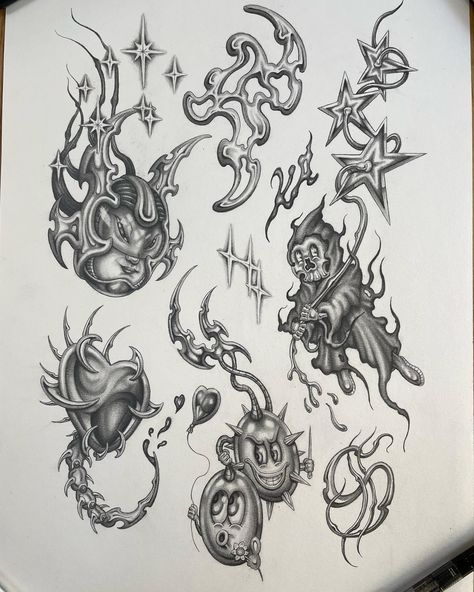 Flash for June, still a couple left on this sheet DM or Email for bookings Cartoon Disney, Flash Sheet, Spooky Tattoos, Creative Tattoos, May 23, Disney Cartoons, Tattoo Style, Tattoo Art, Blackwork