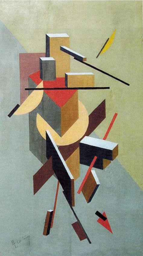 Lissitzky El Proun 1 - El Lissitzky - Monoskop Alexander Rodchenko, El Lissitzky, Russian Constructivism, Cubist Art, Marc Chagall, Georges Braque, Piet Mondrian, Wassily Kandinsky, Cubism