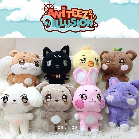 Ateez x Aniteez In Illusion Plush Dolls! Collect all Ateez members plushies - available to order Shop link in 🔗 bio Orders are shipped out next day or within the week . . 🔖 #tsuvishop #ateez #aniteez #aniteez_in_illusion #ateezedits #ateezplush #ateezwooyoung #ateezsale #aniteezmerch #ateezmerch Ateez Members, Blog Planner, Phone Charm, Plush Dolls, Guinea Bissau, Kenya, Caribbean Netherlands, Cookies Et Biscuits, Photo Cards