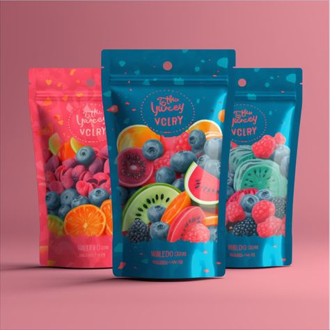 Berry Candy Package Design | Design Ispiration | Berry Candy Branding | Candy's Brand Identity| Brand identity Examples | Packaging Design Ideas | Berry Candy Brand Template | Brand Identity for Candy Brand | Sunscreen Packaging | Berry Candy Packaging | Packaging Design Inspiration | Brand Packaging | Product Packaging | Created by #MidjourneyAI, #Midjourney #aiart #art #ai #artificialintelligence #machinelearning #aiartcommunity #aiwebsite Candy Branding, Branding Design Ideas, Sunscreen Packaging, Berry Bites, Brand Template, Graphic Design Cv, Packaging Design Ideas, Bags Inspiration, Mylar Bags