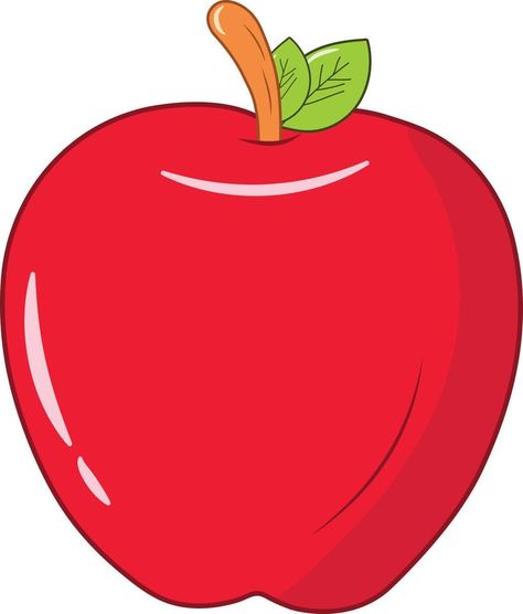 Apple Clip Art, Free Printable Clip Art, Art Apple, Printable Clip Art, Art Vector Illustration, Cartoon Smile, Vector Animation, Apple Design, Vector Illustrations