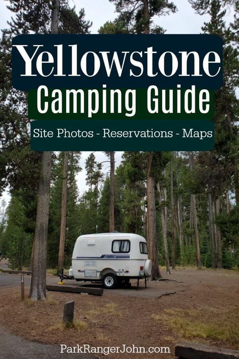 Yellowstone National Park Camping, Yellowstone National Park Vacation, National Park Lodges, Yellowstone Vacation, Yellowstone Camping, Yellowstone Trip, National Park Camping, Best Campgrounds, Yellowstone Park