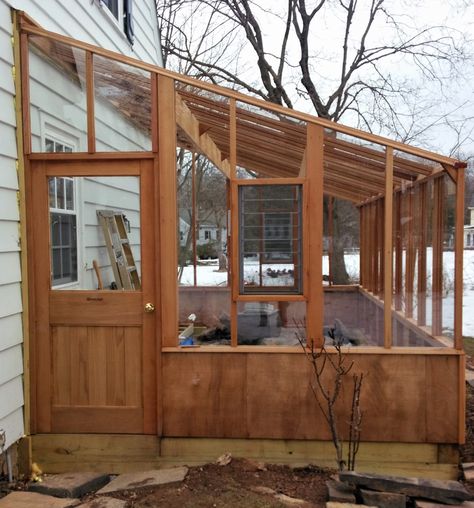 Lean To Greenhouse Kits, Sunroom Diy, Greenhouse Sunroom, Greenhouse Attached To House, Greenhouse Addition, Garden Sunroom, Sunroom Greenhouse, Sunroom Kits, Greenhouse Kitchen