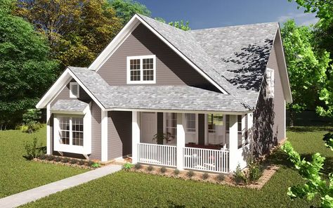 Craftsman House Plan - 3 Bedrooms, 2 Bath, 1597 Sq Ft Plan 11-453 1500 Sq Ft House, House Plans 3 Bedroom, Cottage Style House Plans, Cottage Style Home, Small House Floor Plans, Farmhouse Traditional, Cottage Plan, Country House Plans, Cottage House Plans