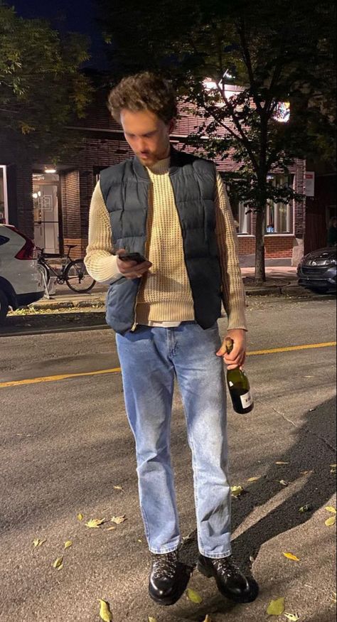 Ethan Glenn Outfits, Eclectic Grandpa Mens Fashion, Farm Core Outfit, Tall Men Fashion Casual, Dad Style Men's Fashion, Ethan Glenn, Grandpa Fashion, Boyfriend Outfit, Blue Jean Outfits