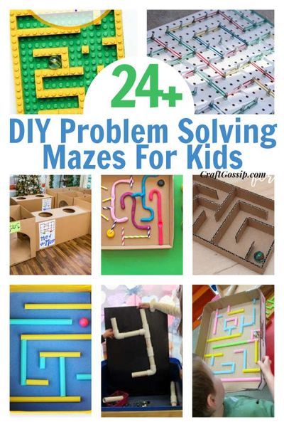 24 DIY Problem Solving Mazes For Kids Kids Christmas Crafts Easy, Maze Design, Mazes For Kids, Rainy Day Crafts, Sewing Projects Free, Learn Crafts, Indoor Activities For Kids, Classroom Crafts, Cause And Effect