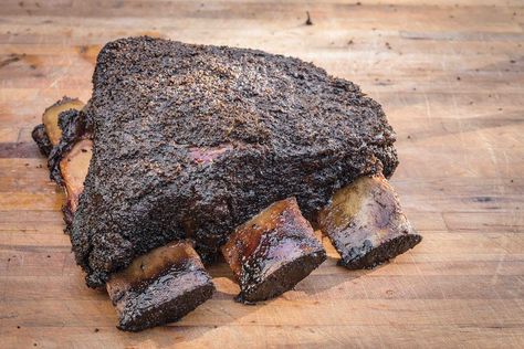 Franklin Barbecue Beef Rib and Brisket Rub - The Taste Edit Smoked Beef Ribs In Smoker, Ribs Barbecue, Vegan Grill, Aaron Franklin, Smoked Beef Short Ribs, Smoked Beef Ribs, Beef Ribs Recipe, Franklin Bbq, Smoked Meats