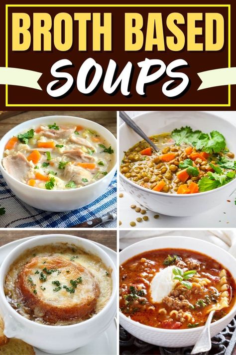 Soup Recipes Broth, Chinese Clear Soup Recipe, Broth Based Soups, Beef Broth Soup Recipes, Soup With Beef Broth, Brothy Soup Recipes, Thai Chicken Curry Soup, Clear Broth Soups, Easy Dumplings