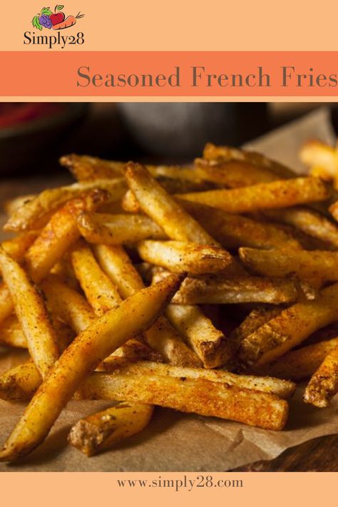 Even us gluten free, grain free and primarily paleo food lovers, who want to eat as healthy as we can should be able to enjoy some deliciously crisp and salty fries from time to time! #paleo #frenchfries #fries #healthyfries #crispyfries #potato #side #glutenfree #glutenfreefrenchfries #simply28 #laceecunningham Wing Stop Fry Seasoning, Wing Stop Fries Seasoning, Wingstop Fry Seasoning Recipe, Wingstop Fries Recipe, Wing Stop Fries, Seasoned French Fries Recipe, Wingstop Fries, Home Made Fries, Seasoned French Fries