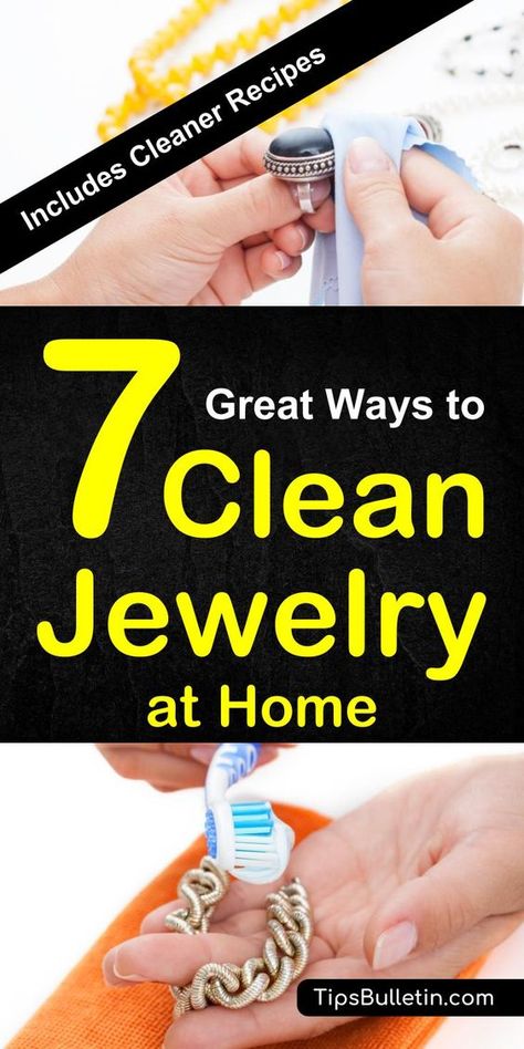 Clean Jewelry At Home, Diy Jewelry Cleaner, Emergency Hacks, Gold And Diamond Rings, Random Hacks, Jewelry Cleaner Diy, How To Clean Diamonds, Baking Soda Vinegar, Clean Jewelry