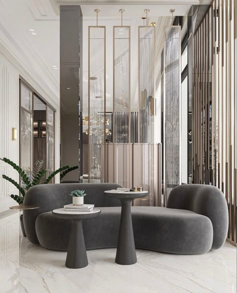 Wall Partition Design, Wall Partition, Partition Walls, Room Design Modern, Classic Living Room, Living Room Partition Design, Room Partition Designs, Lobby Design, Living Room Partition