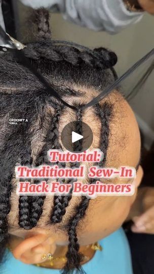 Crotchet Braid Pattern, Braid Hack, Weave Installation, Braid Patterns, Weave Styles, Instagram Tutorial, Getting Paid, Box Braids Styling, Braid Tutorial