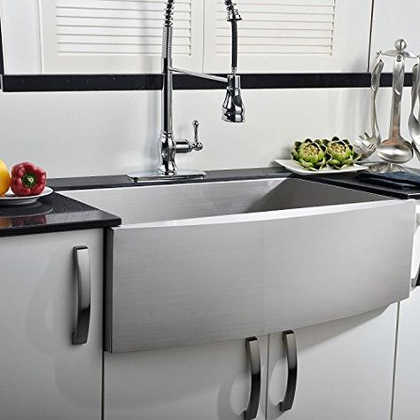 Kitchen Apron Sink, Best Farmhouse Sinks, Stainless Steel Farmhouse Sink, White Farmhouse Sink, Metal Sink, Farmhouse Sinks, Fireclay Farmhouse Sink, Best Farmhouse, Apron Sink