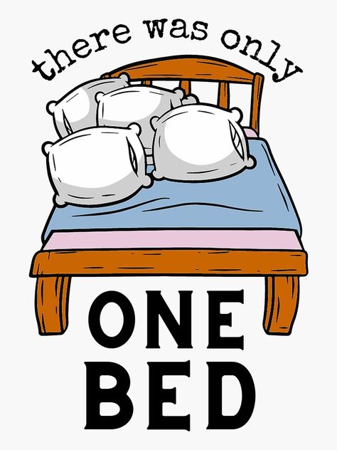 "Favorite Book Trope- One Bed" Sticker for Sale by hjswrites | Redbubble Only One Bed Trope, One Bed Trope, Book Tropes, One Bed, World Of Books, Second World, Journal Ideas, One Light, Book Journal