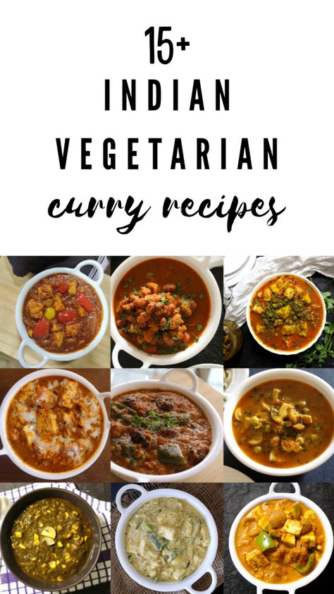 15+ Indian Vegetarian Curry Recipes, Diwali Cooking 2020 - THEYELLOWDAAL Southern Indian Recipes, Different Types Of Curry, Indian Lunch Recipes Vegetarian, Veg Lunch Recipes Indian, Veg Dinner Recipes Indian, Indian Sabji, Vegetarian Curry Recipes, Indian Lunch Recipes, Vegetable Curries