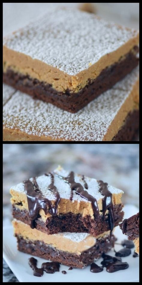 Muddy Buddy, Bbq Desserts, Muddy Buddies, Cookie Brownie Bars, Brownie Ingredients, Peanut Butter Desserts, Peanut Butter Brownies, Peanut Butter Lovers, Hot Fudge