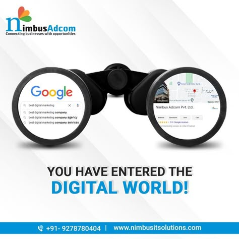 The Internet is becoming the town square for the global village of tomorrow. If your brand is not on the Internet today, it’s not late to bring it online. Enter the digital world of opportunity with Nimbus Adcom. Connect with us today: +91- 9278780404 #NimbusAdcom #digitalmarketing #digitalworld #digital #digitalstrategy #digitalservices #NCR Digital Marketing Post, Brand Marketing Strategy, Digital Advertising Design, Ads Creative Advertising Ideas, Social Media Advertising Design, Digital Marketing Design, Creative Advertising Design, Global Village, Facebook Pixel