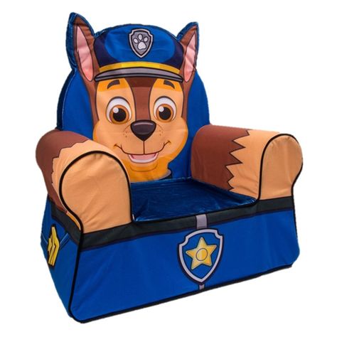 Paw Patrol Room, Paw Patrol Bedroom, Paw Patrol Chase, Bear Chair, Paw Patrol Characters, Paw Patrol Toys, Chase Paw Patrol, Paw Patrol Birthday Party, Toddler Chair