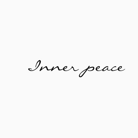 QUOTES | - @LSTTMDR - Calm Tattoo Ideas Peace, Tranquil Quotes, Body Mind Soul Tattoo, Calm Tattoo Ideas, Peace Of Mind Tattoo, Inner Peace Tattoo, Lover Of Books, Peace Tattoos, Kindness And Compassion