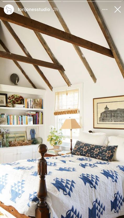 Martha Stewart Bedroom, Whimsy House, Max Humphrey, Attic Renovation Ideas, Summer Room, Texas House, Timeless Interiors, Attic Renovation, Basket Quilt