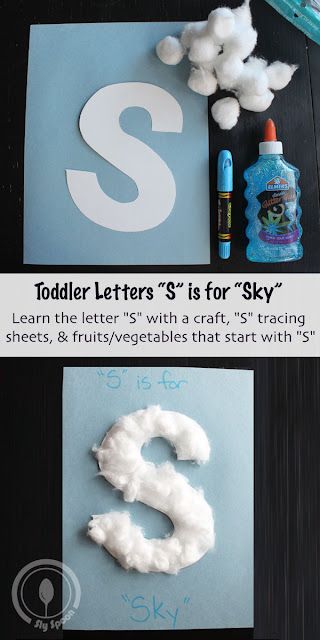 Sky Activities For Toddlers, Letter S Activities For Toddlers, Letter S Crafts For Toddlers, Letter S Craft, Dino Activities, Abc Projects, Letter S Crafts, Letters Activities, Asd Activities