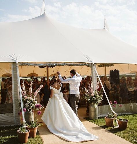 PapaKåta - Weddings & Events on Instagram: “Oh what a feeling! Sarah & Jack walking into their beautiful Sperry Tent for the first time as Mr & Mrs! ✨ Event credits: Photography:…” Sperry Tent Wedding, Sperry Tent, Outdoor Tent Wedding, Wedding Marquee, Manor Wedding, Wedding Tent, Space Wedding, Marquee Wedding, Outdoor Tent