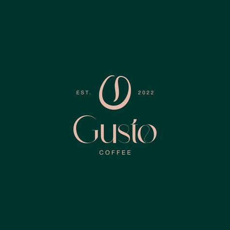 Gusto Coffee unveils a new logo that's modern, bold, and creative - a fresh take on the classic coffee shop logo. #coffee #coffeeshop#Fonts_For_Coffee_Shop #Coffee_Logo_Color_Palette #Rich_Logo_Design #Color_Palette_For_Coffee_Brand Cafe Branding Color Palette, Coffee Logo Color Palette, Coffee Bar Logo Design Ideas, Coffee Shop Logo Design Creative, Color Palette For Coffee Brand, Coffee Shop Brand Design, Coffe Logos Ideas, Cafe Logo Design Creative, Coffee Shop Color Palette