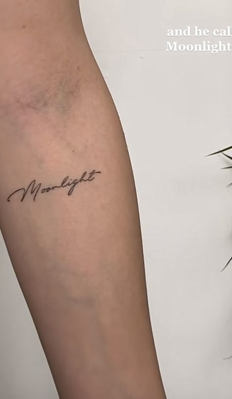 Always In All Ways Tattoo, Moonlight Tattoo Ideas, Ariana Grande Inspired Tattoos, Ariana Grande Tattoos Inspired, Ariana Tattoos, Ariana Grande Tattoo Ideas, Moon Tattoo Wrist, Ariana Grande Tattoos, Moonlight Tattoo