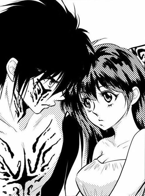 Yusuke x Keiko Yu Yu Hakusho Yusuke X Keiko, Yusuke And Keiko, Yu Yu Hakusho Anime, Yoshihiro Togashi, Yu Yu Hakusho, Anime Baby, Art Films, Anime Wall Art, 90s Anime