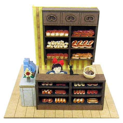 Kikis Delivery Service Ghibli Mini Studio Store Tending Miniature Model Kit Kikis Delivery Service, Moomin Mugs, Mini Studio, Kiki Delivery, Kiki's Delivery Service, Amazon Gift Card Free, Cute Box, Ghibli Movies, Japanese Crafts