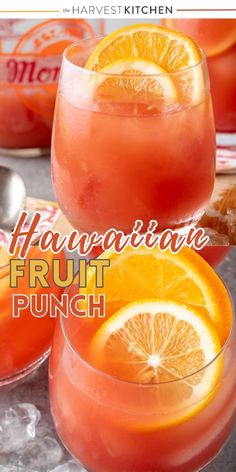 Learn how to make healthy homemade fruit punch juice with this easy Hawaiian Fruit Punch recipe. This refreshing drink is made with fresh mango and papaya, unsweetened pineapple juice and cranberry juice and coconut water. Homemade Fruit Punch, Hawaiian Fruit, Fruit Punch Recipe, Flavored Ice Cubes, Fresh Squeezed Lemonade, Iced Green Tea, Drink Recipes Nonalcoholic, Refreshing Drinks Recipes, Punch Recipe