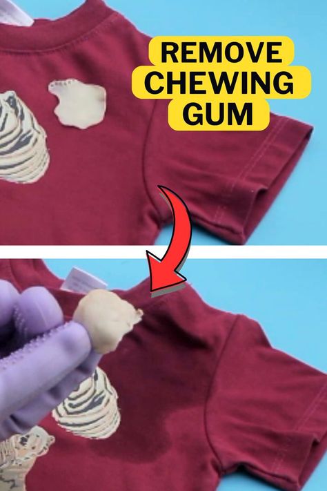 5 Easy steps to remove chewing gum from clothes with toothpaste and ice. Do you have chewing gum on your clothes? Don't worry In this video, we will tell you the five most effective ways to removing chewing gum, using which you can easily remove chewing gum from your clothes, jeans, and shirts. If you like our effort, don't forget to like the video and subscribe to the channel Remove Gum From Clothes, Clothes Jeans, Chewing Gum, Easy Steps, Easy Step, No Worries, Toothpaste, Gum, Clothes