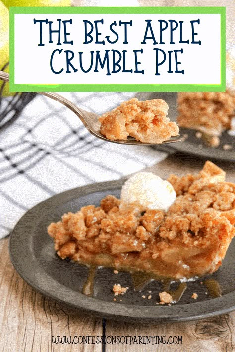 Best Apple Crumble Pie Recipe, Best Apple Crumble, Apple Crumble Pie Recipe, Recipes Apples, Easy Apple Crumble, Apple Crumb Pie, Apple Crumble Pie, Crumble Pie, Dutch Apple Pie