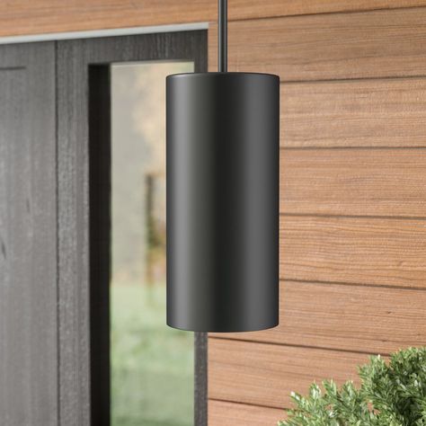 Wade Logan Aspasia 1-Light Outdoor Hanging Lantern & Reviews | Wayfair Modern Outdoor Ceiling Light, Black Ivy, Outdoor Chandelier, Outdoor Hanging Lanterns, Outdoor Pendant, Outdoor Hanging Lights, Wac Lighting, Outdoor Ceiling Fans, Hanging Lanterns