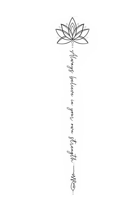 May Birth Flower Spine Tattoo, Spine Tattoo Sayings For Women, Spine Tattoos Lotus Flower, Breaking Generational Cycles Tattoo, Black Women Spine Tattoo, Lotus Flower Spine Tattoos For Women, Water Lily Spine Tattoo, Tattoos Back Spine, Back Tattoos Words