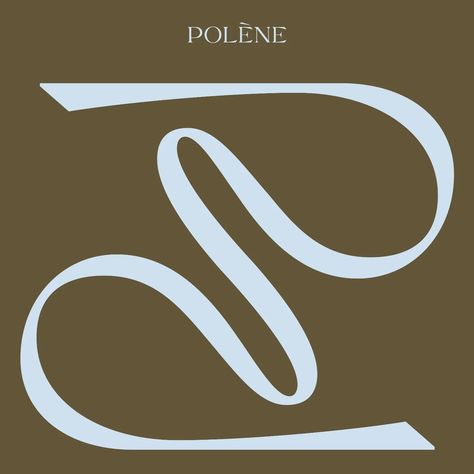 Violaine & Jérémy | New Identity for @polene_paris Polène's team had the project to upscale the brand image on the occasion of the release of its first… | Instagram Two Letter Logo, Logo Design Color Palette, Logotype Branding, Luxury Font, Text Logo Design, Typo Logo, New Identity, Branding Ideas, Brand Fonts