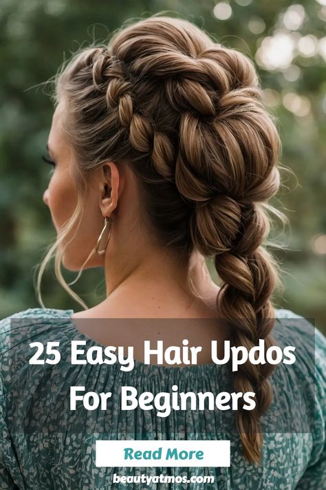 Easy Hair Updos for Beginners Easy Hair Updos For Beginners, Quick Bun, Quick Buns, Reading For Beginners, Easy Hair Updos, Easy Hair, Hair Updos, Elevate Your Look, Easy Hairstyles